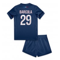 Paris Saint-Germain Bradley Barcola #29 Fotballklær Hjemmedraktsett Barn 2024-25 Kortermet (+ korte bukser)